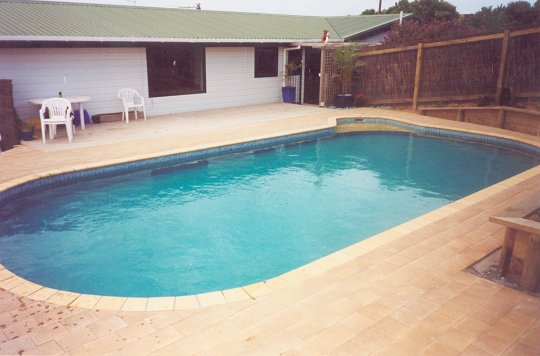 Oval Shaped Pool